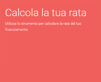 Calcola la tua rata