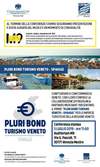 PLURI BOND TURISMO VENETO - SPIAGGE - Mestre, 3 luglio 2019