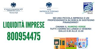 800 954 475 - Numero Verde "Liquidità Imprese"